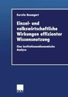 Einzel- und volkswirtschaftliche Wirkungen effizienter Wissensnutzung