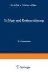 Erfolgs- und Kostenrechnung