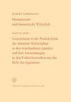 Produktivität und französische Wirtschaft. Unterschiede in der Produktivität der Industrie-Wirtschaften in den verschiedenen Ländern und ihre Auswirkungen in den Volkswirtschaften aus der Sicht des Ingenieurs