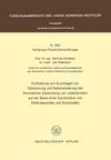 Erarbeitung von Grundlagen zur Optimierung und Rationalisierung der thermischen Zubereitung von Lebensmitteln auf der Basis einer Kombination von Elektrobackofen und Kochplatten