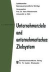 Unternehmerziele und unternehmerisches Zielsystem