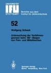 Untersuchung von Verfahrensgrenzen beim 180°-Biegen von Fein- und Mittelblechen