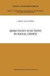 Effectivity Functions in Social Choice