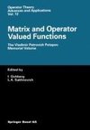 Matrix and Operator Valued Functions