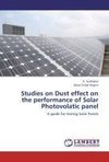 Studies on Dust effect on the performance of Solar Photovolatic panel