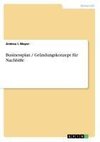 Businessplan / Gründungskonzept für Nachhilfe