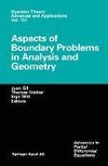 Aspects of Boundary Problems in Analysis and Geometry