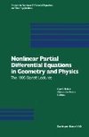 Nonlinear Partial Differential Equations in Geometry and Physics