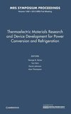 Nolas, G: Thermoelectric Materials Research and Device Devel