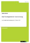 Eine Textlinguistische Untersuchung