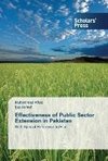 Effectiveness of Public Sector Extension in Pakistan