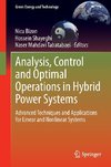 Analysis, Control and Optimal Operations in Hybrid Power Systems