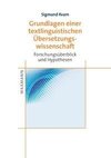 Kvam, S: Grundlagen einer textlinguistischen ÜberSetzungswis