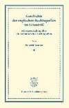 Geschichte der englischen Rechtsquellen im Grundriß