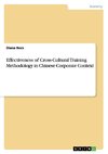 Effectiveness of Cross-Cultural Training Methodology in Chinese Corporate Context