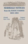 Marriage Notices from the Maine Farmer 1833