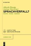 Sprachverfall?