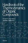 Handbook of the Thermodynamics of Organic Compounds