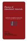 Physics of Disordered Materials