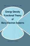 Energy Density Functional Theory of Many-Electron Systems