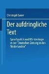 Der aufdringliche Text