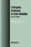 Complex Analysis in One Variable