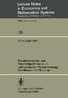 Komplementaritäts- und Fixpunktalgorithmen in der mathematischen Programmierung, Spieltheorie und Ökonomie