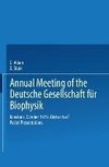 Annual Meeting of the Deutsche Gesellschaft für Biophysik