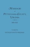 Marriages of Pittsylvania County, Virgina, 1806-1830