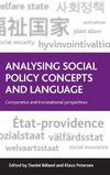 Analysing social policy concepts and language