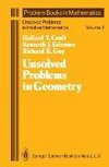 Unsolved Problems in Geometry