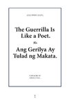 The Guerrilla Is Like a Poet