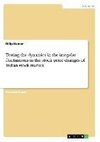 Testing the dynamics in the irregular fluctuations in the stock price changes of Indian stock market