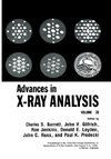 Advances in X-Ray Analysis