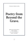 Poetry from Beyond the Grave