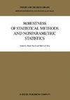 Robustness of Statistical Methods and Nonparametric Statistics