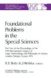 Foundational Problems in the Special Sciences