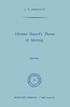 Edmund Husserl's Theory of Meaning