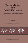 Density Matrices and Density Functionals