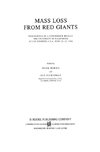 Mass Loss from Red Giants