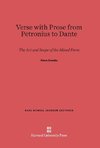 Verse with Prose from Petronius to Dante