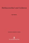 Hofmannsthal und Calderon