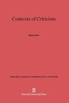 Contexts of Criticism