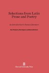 Selections from Latin Prose and Poetry