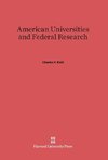 American Universities and Federal Research