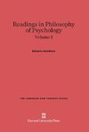 Readings in Philosophy of Psychology, Volume I