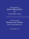 The World's First Quip Thesaurus with Literally Billions of Quips