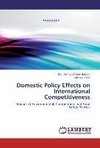 Domestic Policy Effects on International Competitiveness