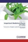 Important Medicinal Plants of India