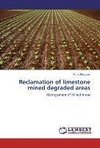 Reclamation of limestone mined degraded areas